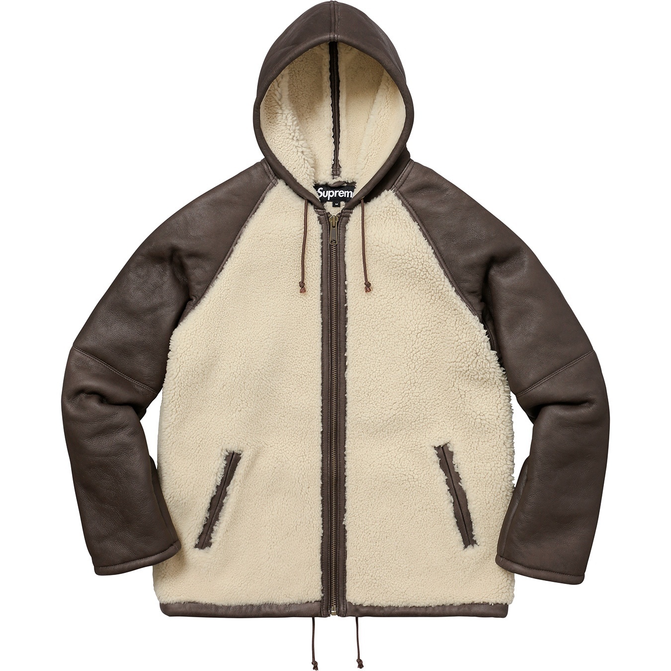 Reversed Shearling Hooded Jacket view 9